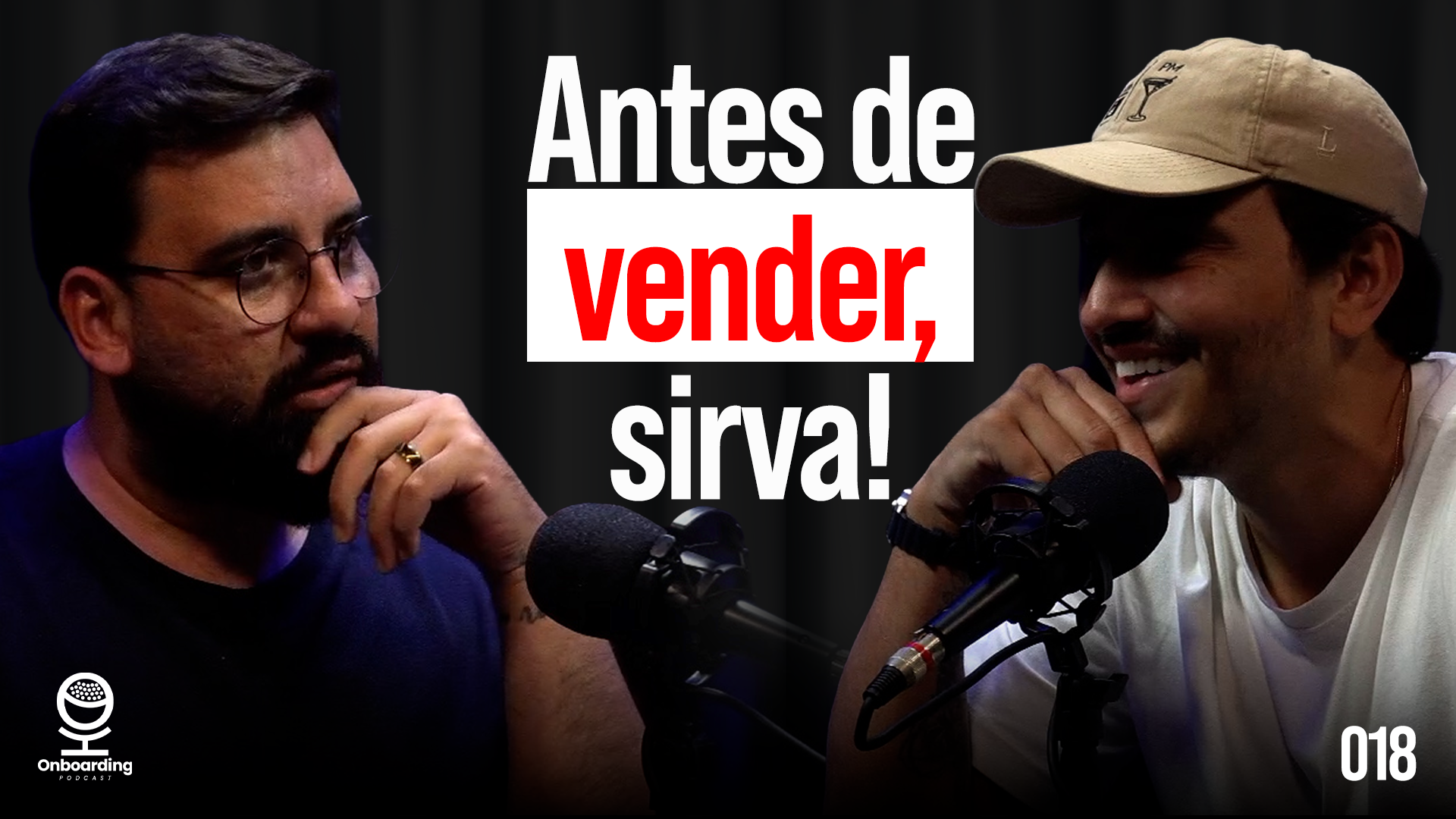 Thumbnail do episódio 'Antes de vender, sirva!' do Onboarding Podcast